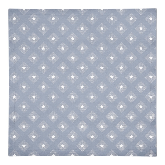 Designs Direct Star Check Pattern Cotton Twill Napkin